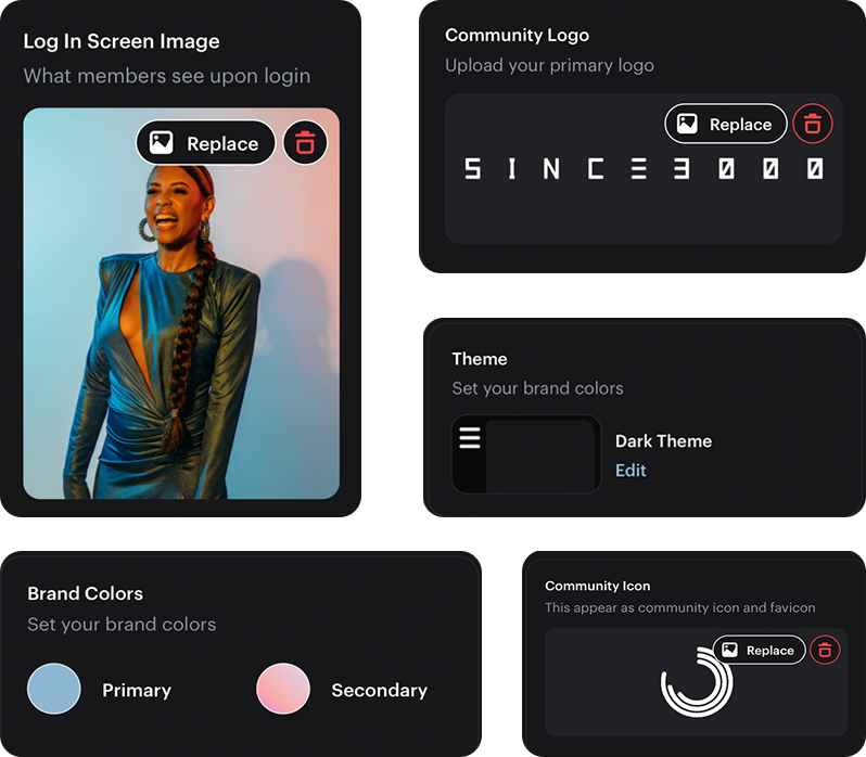 Ways to customize your community