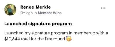 Platform revenue example