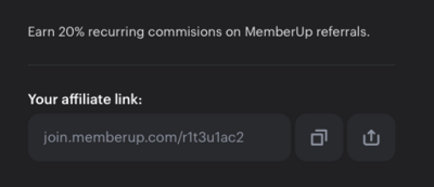 Revenue from your membership example